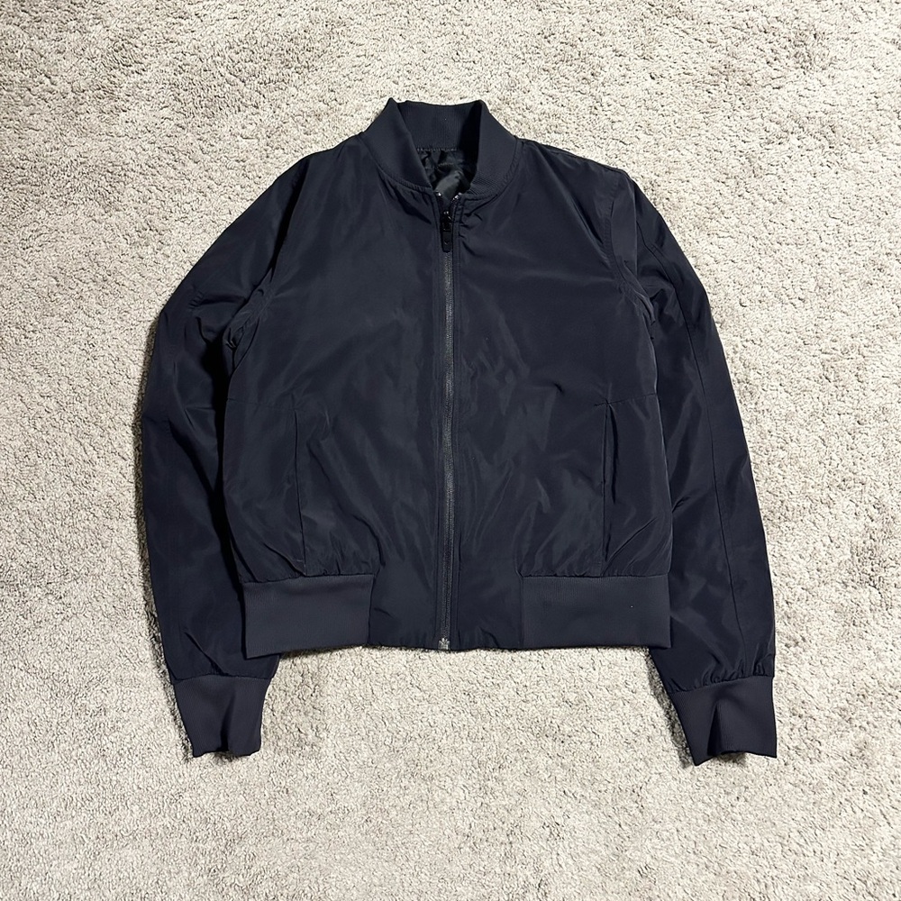 Lululemon Women’s Non Stop Reversible Black Bomber Jacket